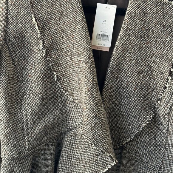 Banana Republic Jackets & Blazers - Banana Republic, brown tweed jacket with frayed edges